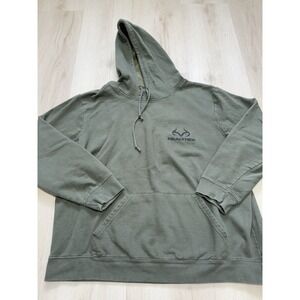 Men's Size XL Realtree Cotton Green Hoodie